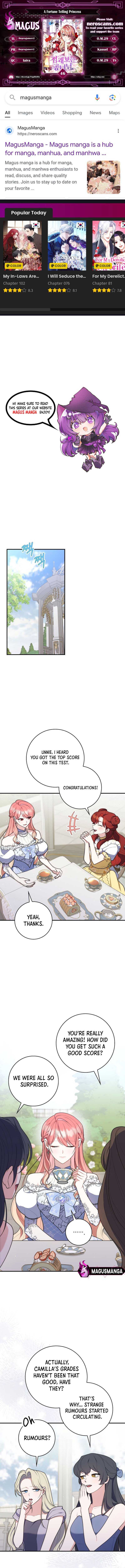 Read A Fortune-Telling Princess Manga Online