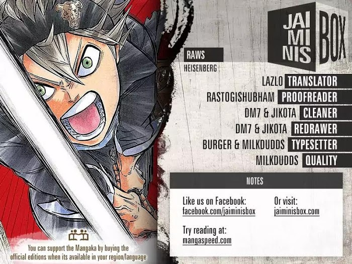 Read Black Clover Manga Online