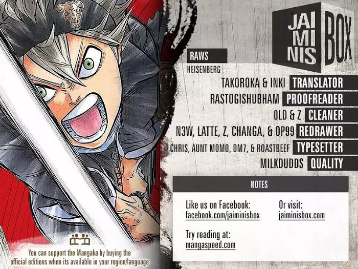 Read Black Clover Manga Online