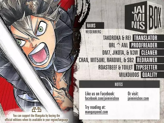 Read Black Clover Manga Online