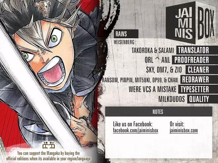 Read Black Clover Manga Online
