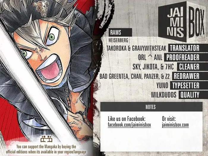 Read Black Clover Manga Online