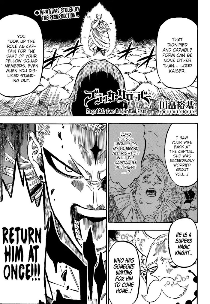 Read Black Clover Manga Online
