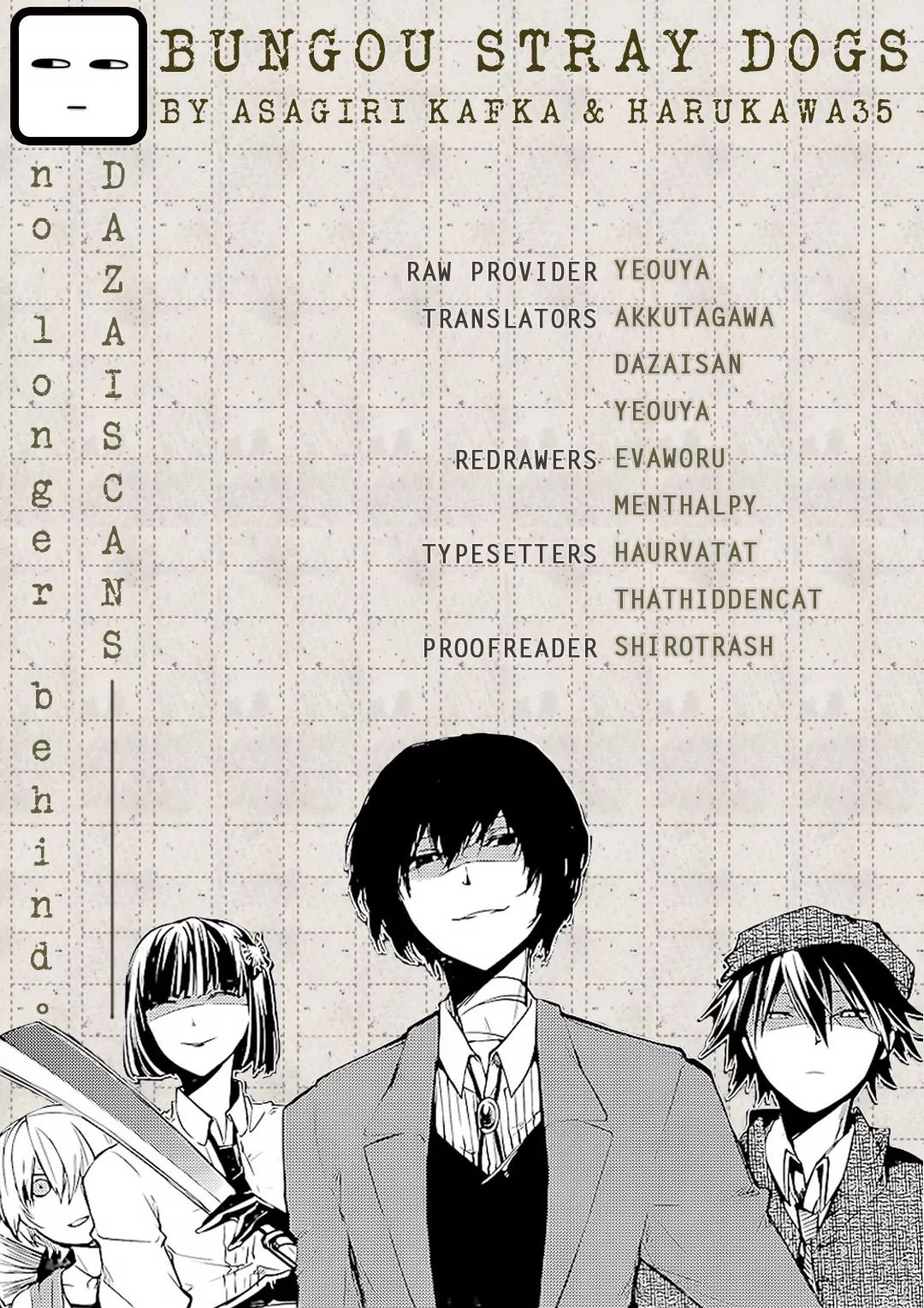 Read Bungou Stray Dogs Manga Online