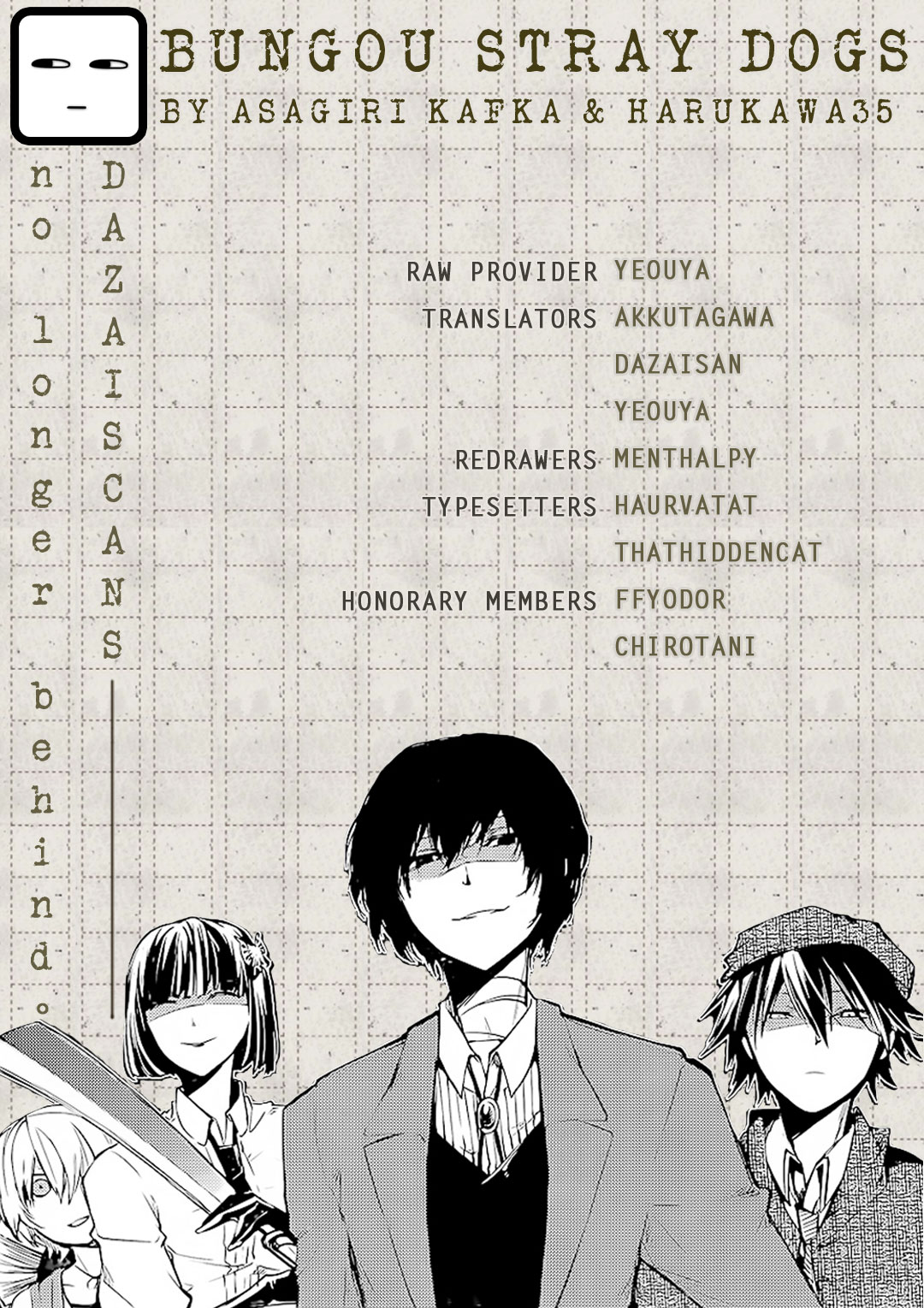 Read Bungou Stray Dogs Manga Online