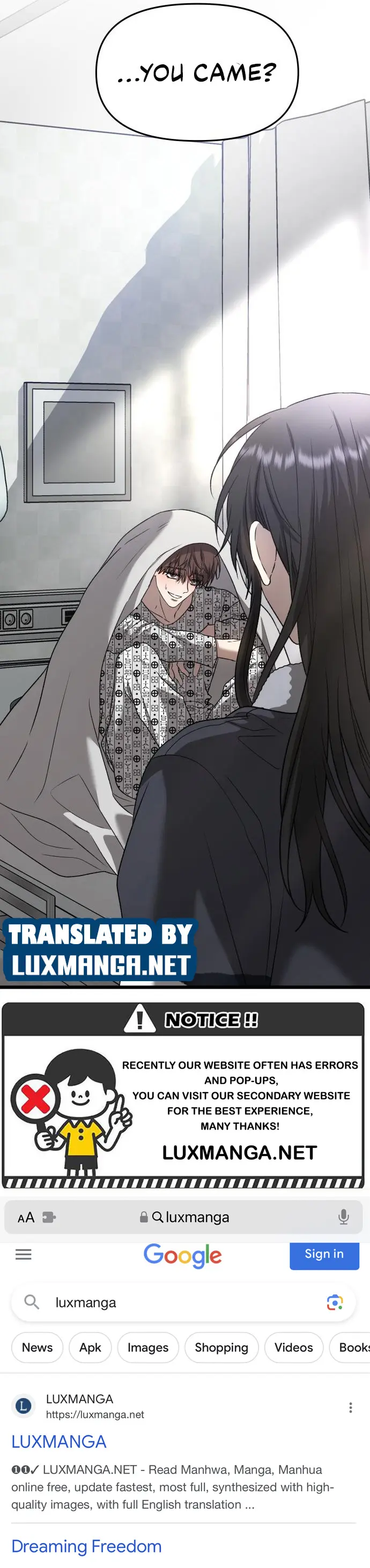 Read Dreaming Freedom Manga Online