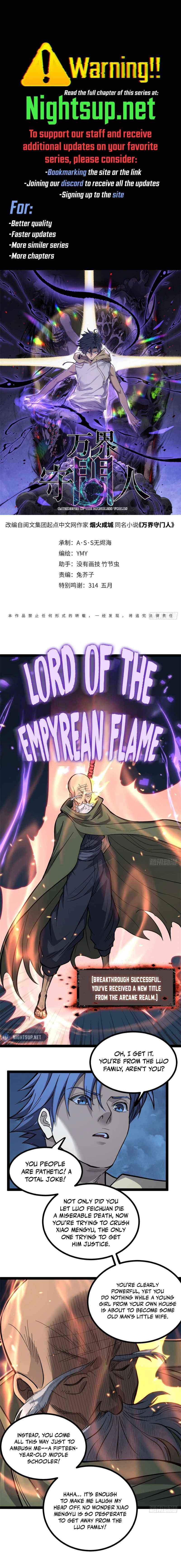 Read Gatekeeper Of The Boundless World Manga Online