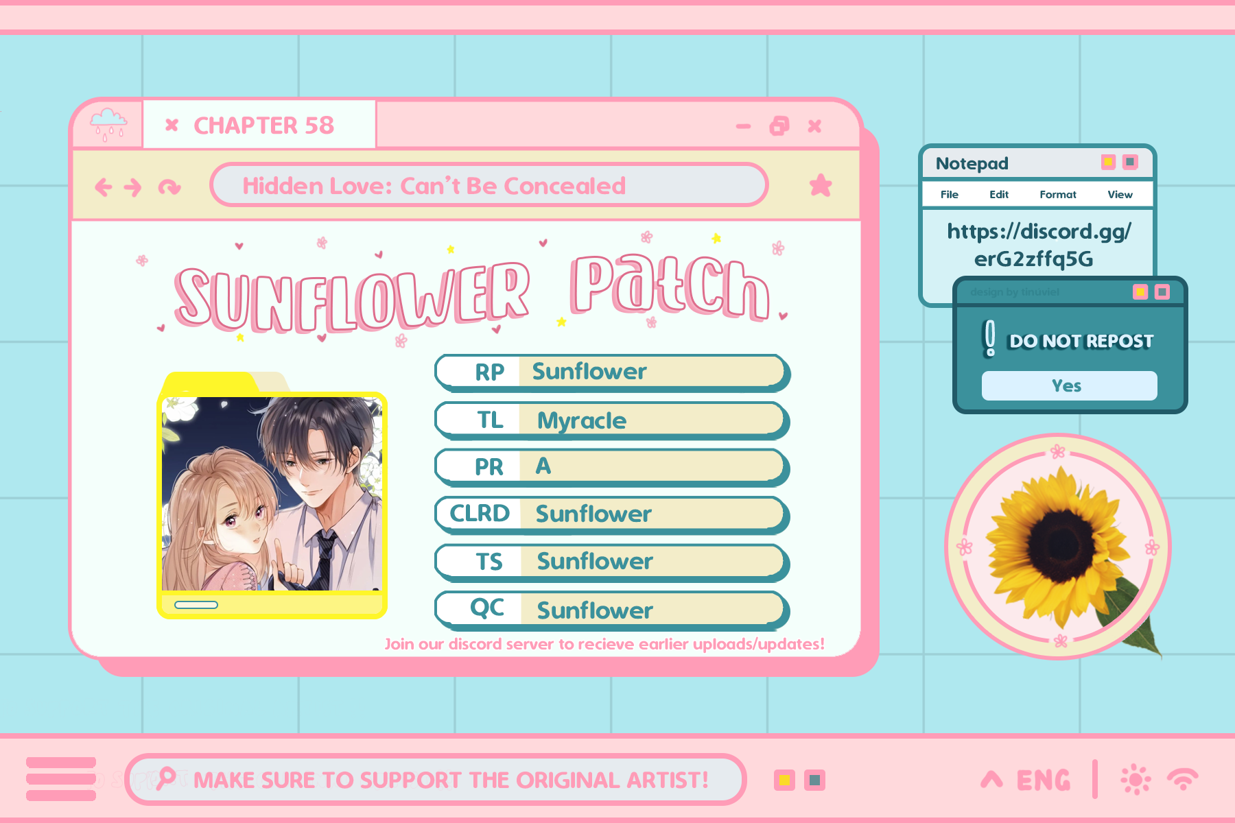 Read Hidden Love Can't Be Concealed Manga Online
