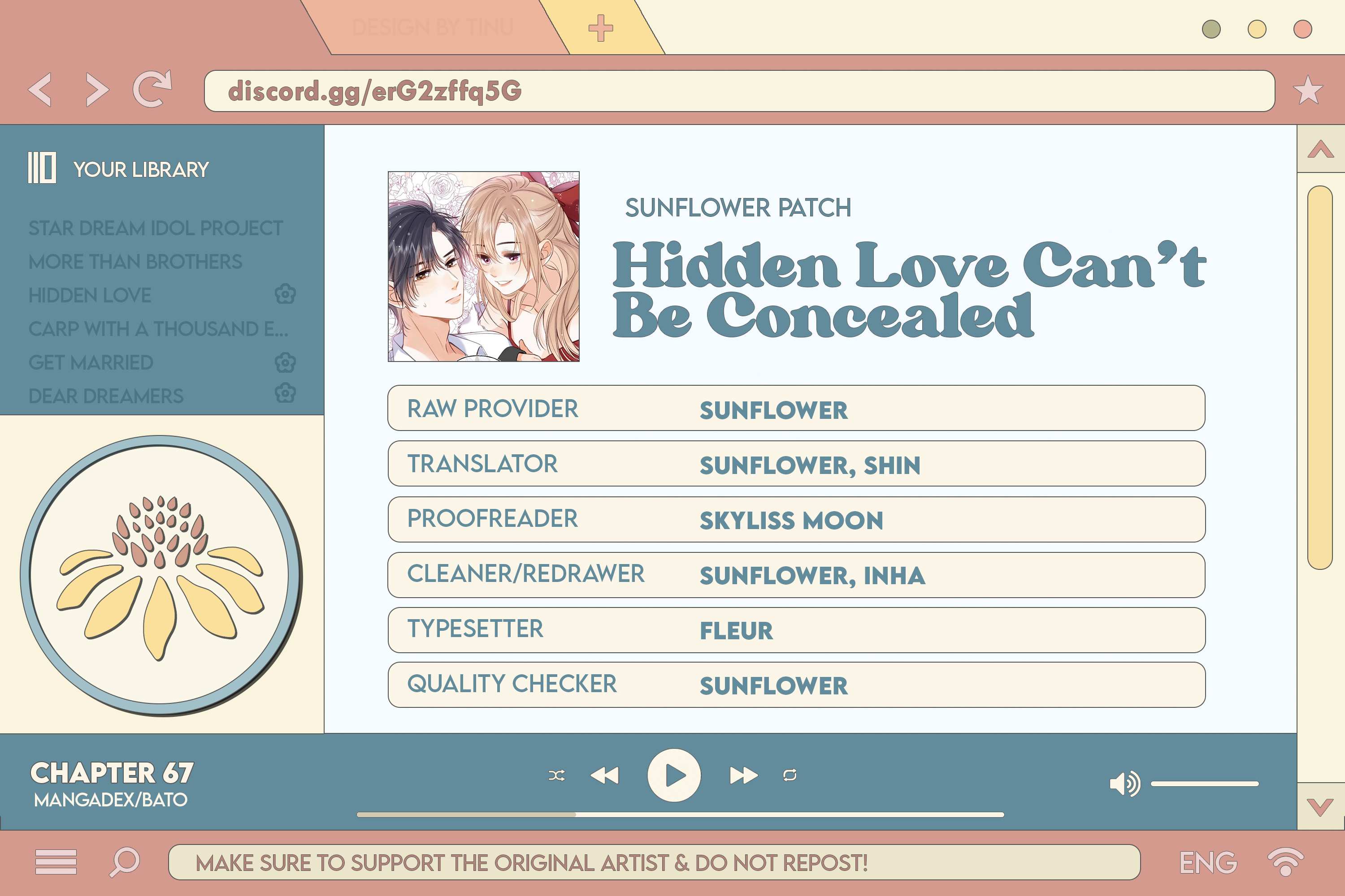 Read Hidden Love Can't Be Concealed Manga Online