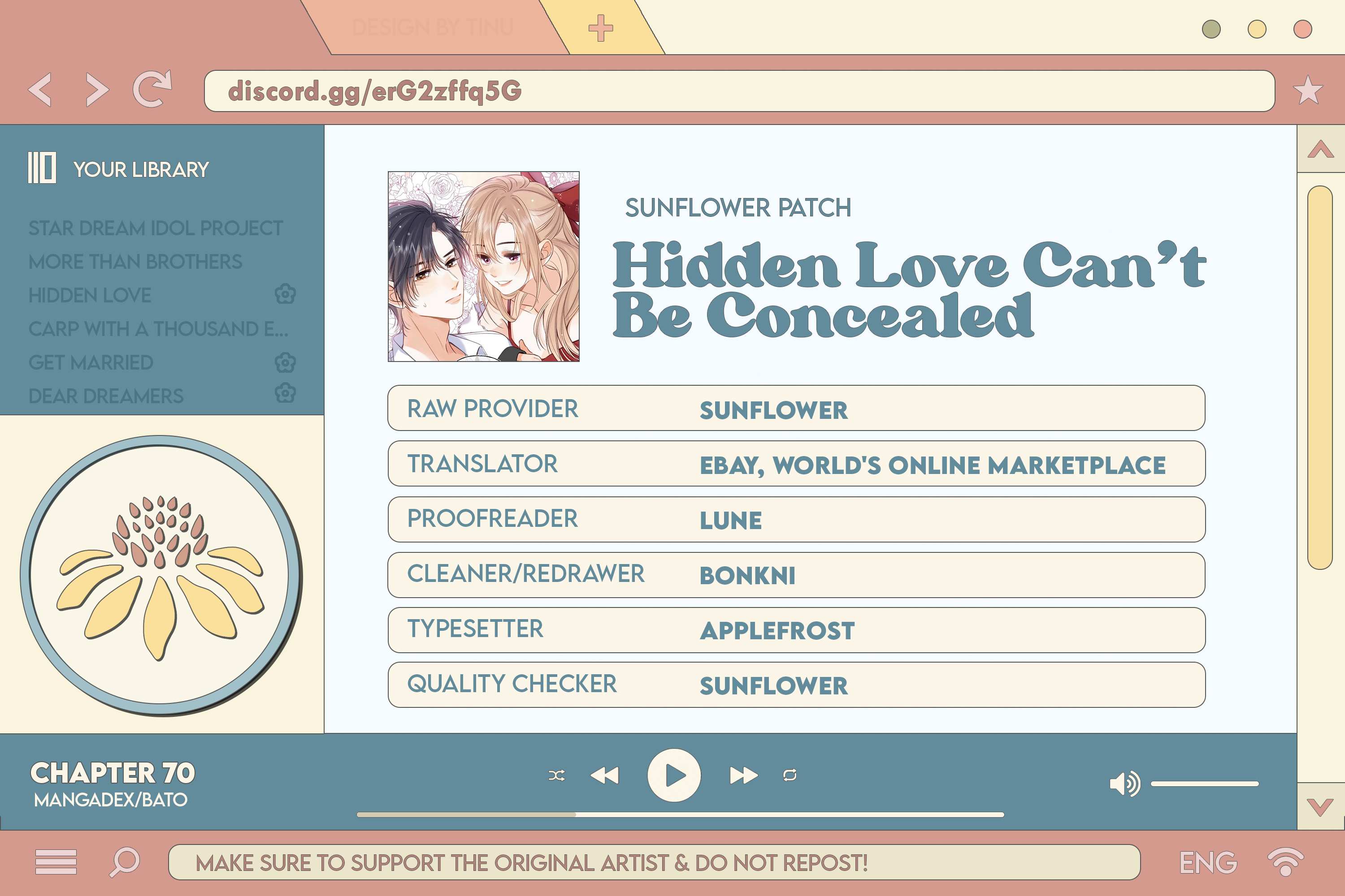 Read Hidden Love Can't Be Concealed Manga Online
