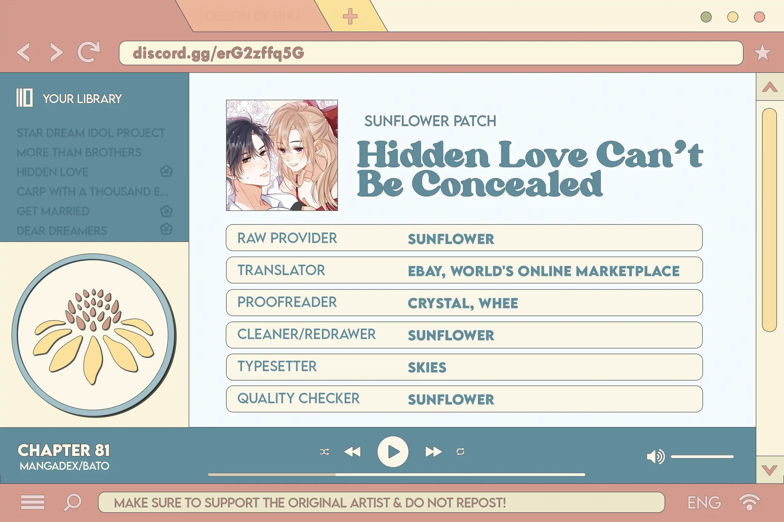 Read Hidden Love Can't Be Concealed Manga Online
