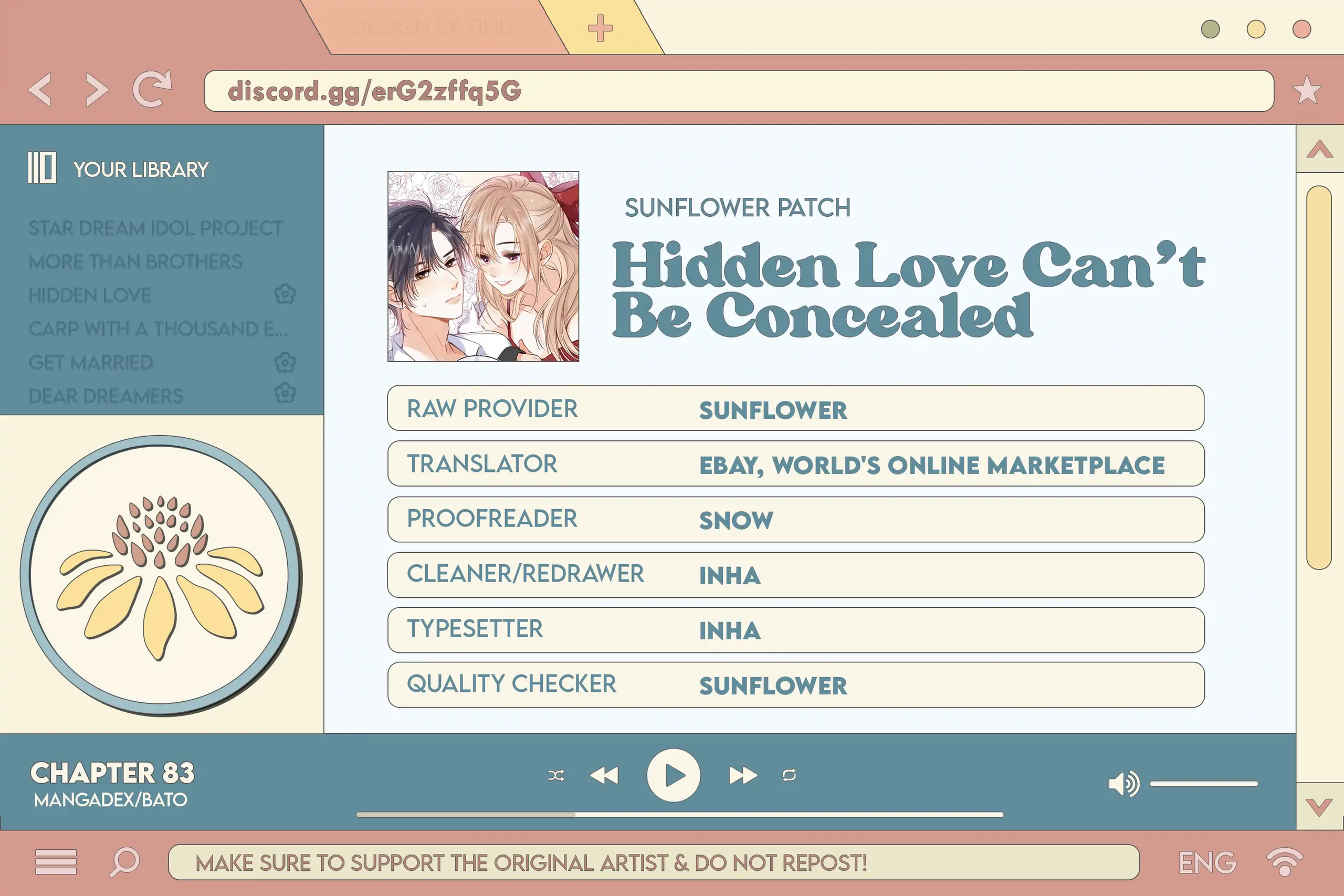 Read Hidden Love Can't Be Concealed Manga Online
