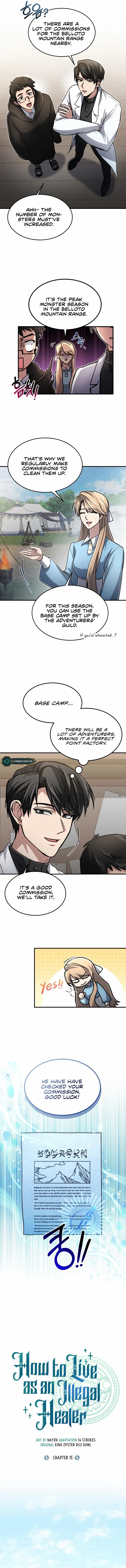 Read How to Live as an Illegal Healer Manga Online