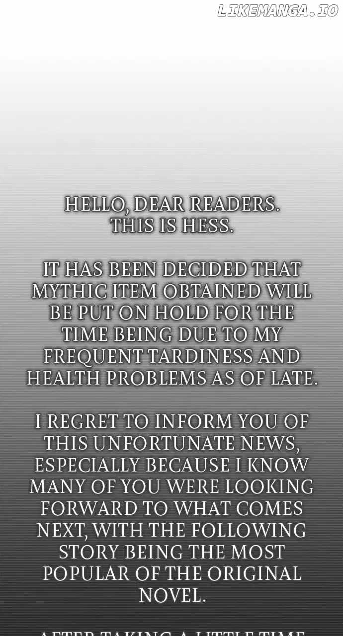 Read I Obtained a Mythic Item Manga Online