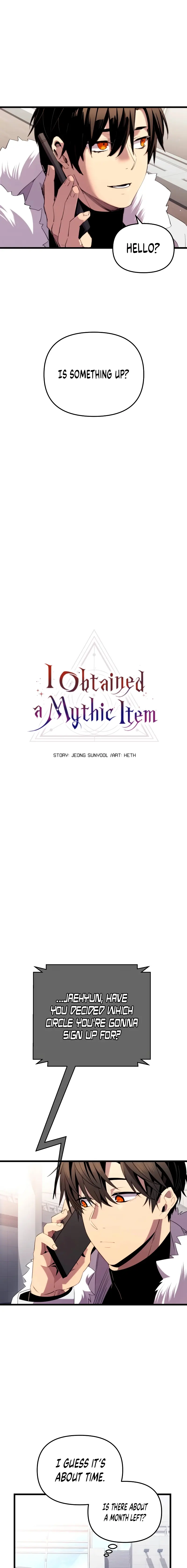 Read I Obtained a Mythic Item Manga Online