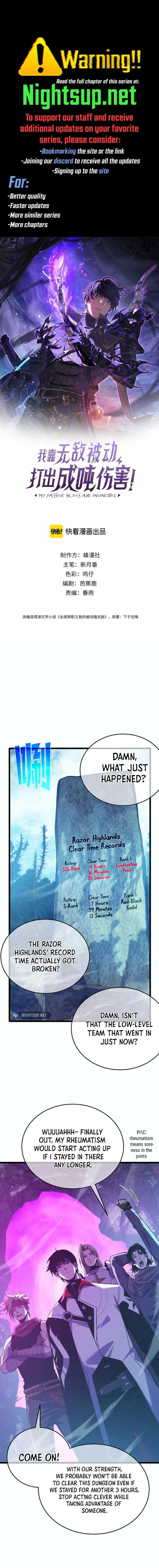 Read I Rely on My Invincibility to Deal Tons of Damage Passively! Manga Online