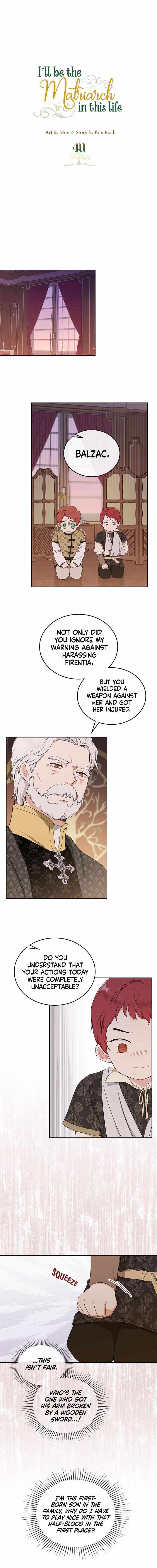 Read I’Ll Be The Matriarch In This Life Manga Online