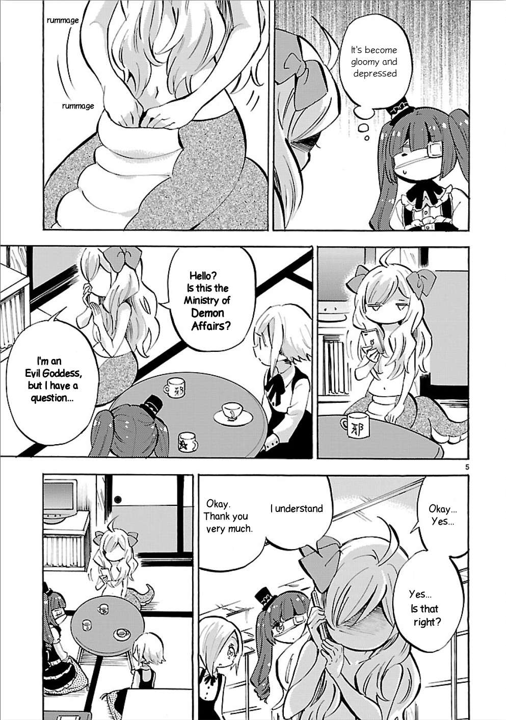 Read Jashin-chan Dropkick Manga Online