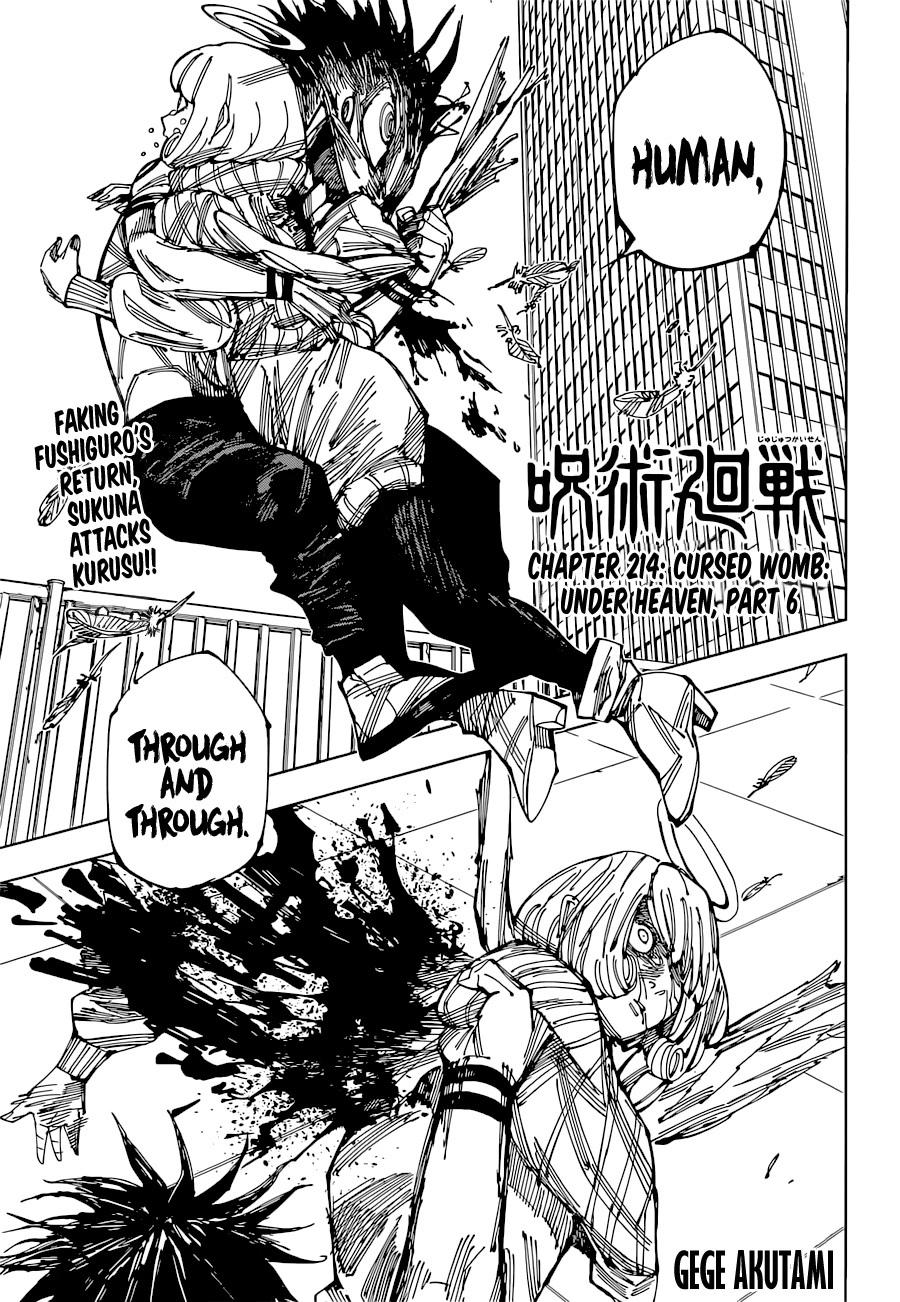 Read Jujutsu Kaisen Manga Online