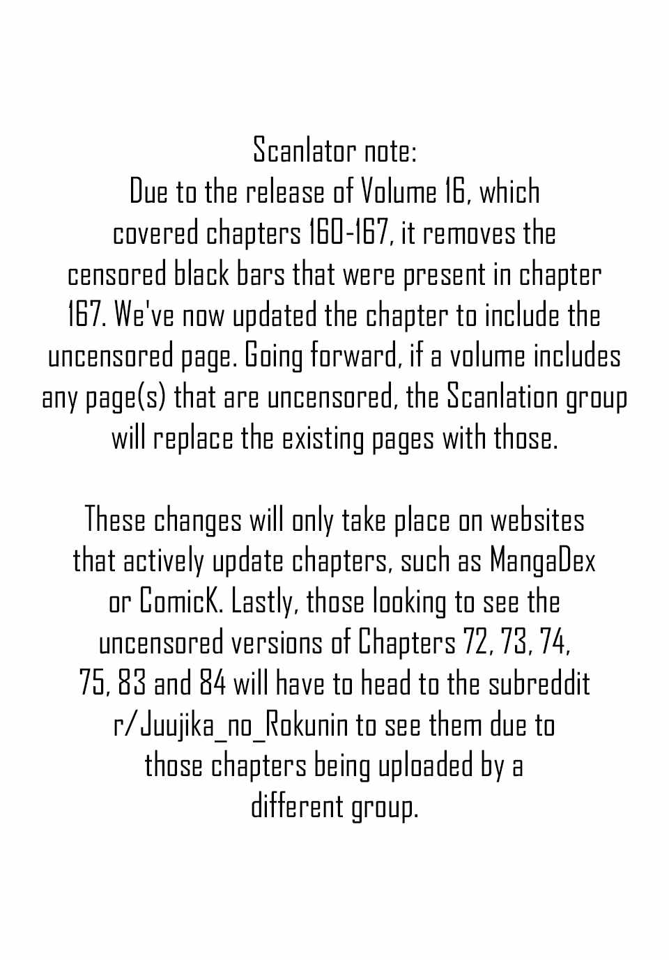 Read Juujika No Rokunin Manga Online