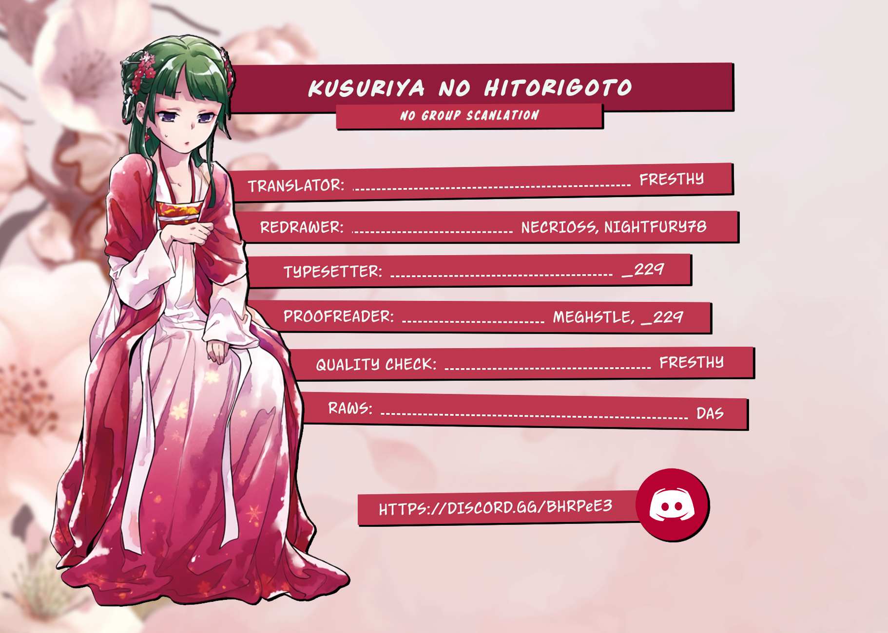 Read Kusuriya No Hitorigoto Manga Online