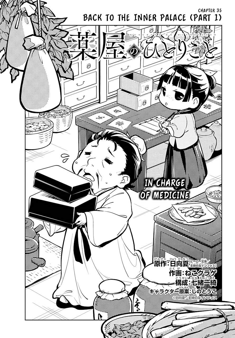 Read Kusuriya No Hitorigoto Manga Online