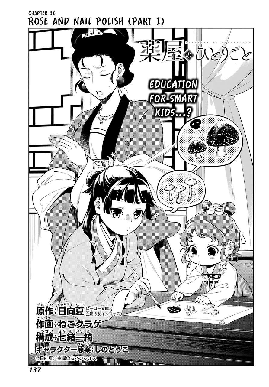 Read Kusuriya No Hitorigoto Manga Online