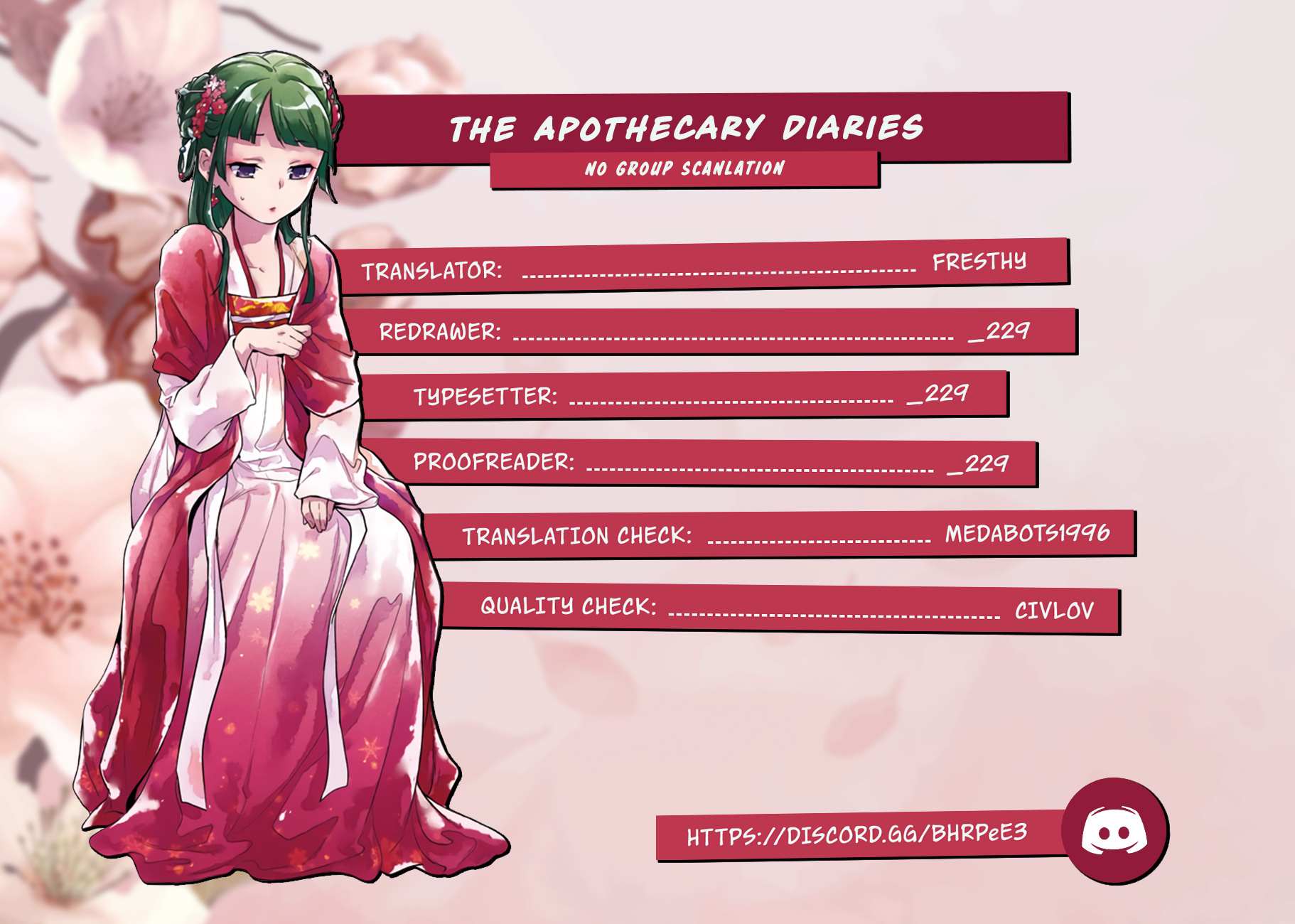 Read Kusuriya No Hitorigoto Manga Online