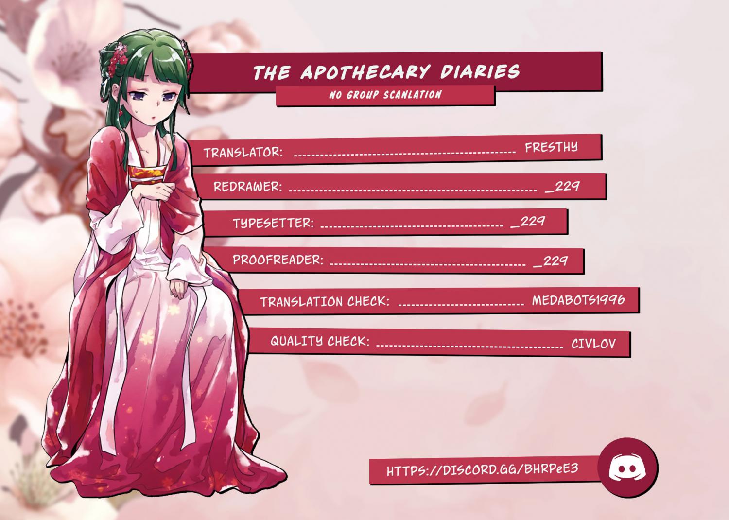 Read Kusuriya No Hitorigoto Manga Online