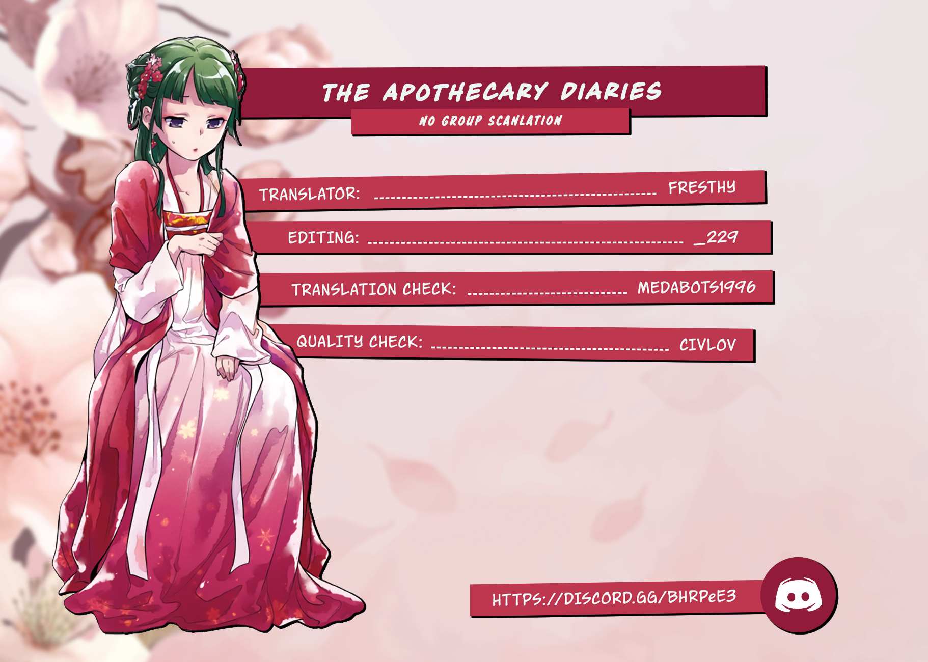 Read Kusuriya No Hitorigoto Manga Online