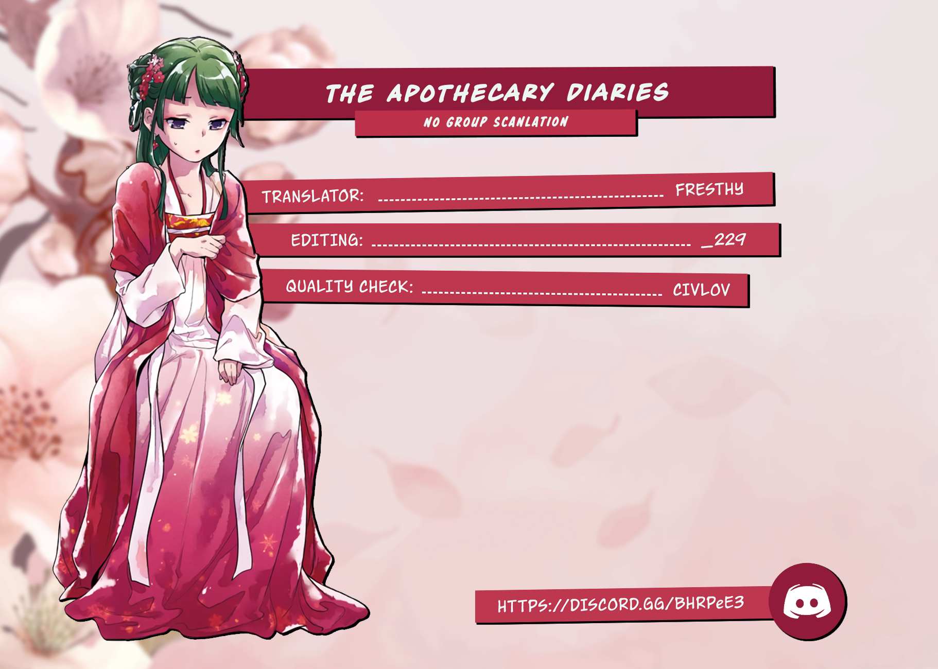 Read Kusuriya No Hitorigoto Manga Online