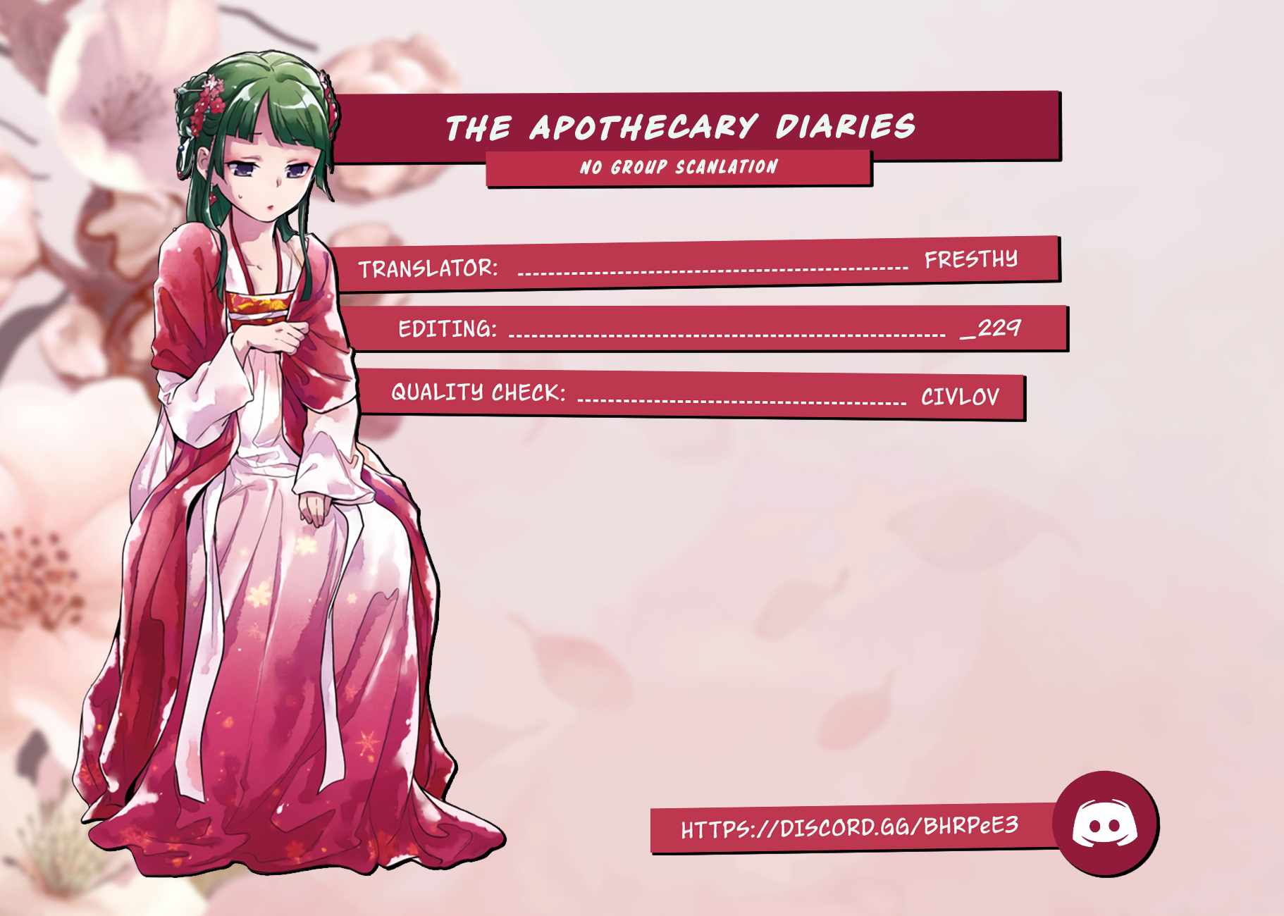 Read Kusuriya No Hitorigoto Manga Online