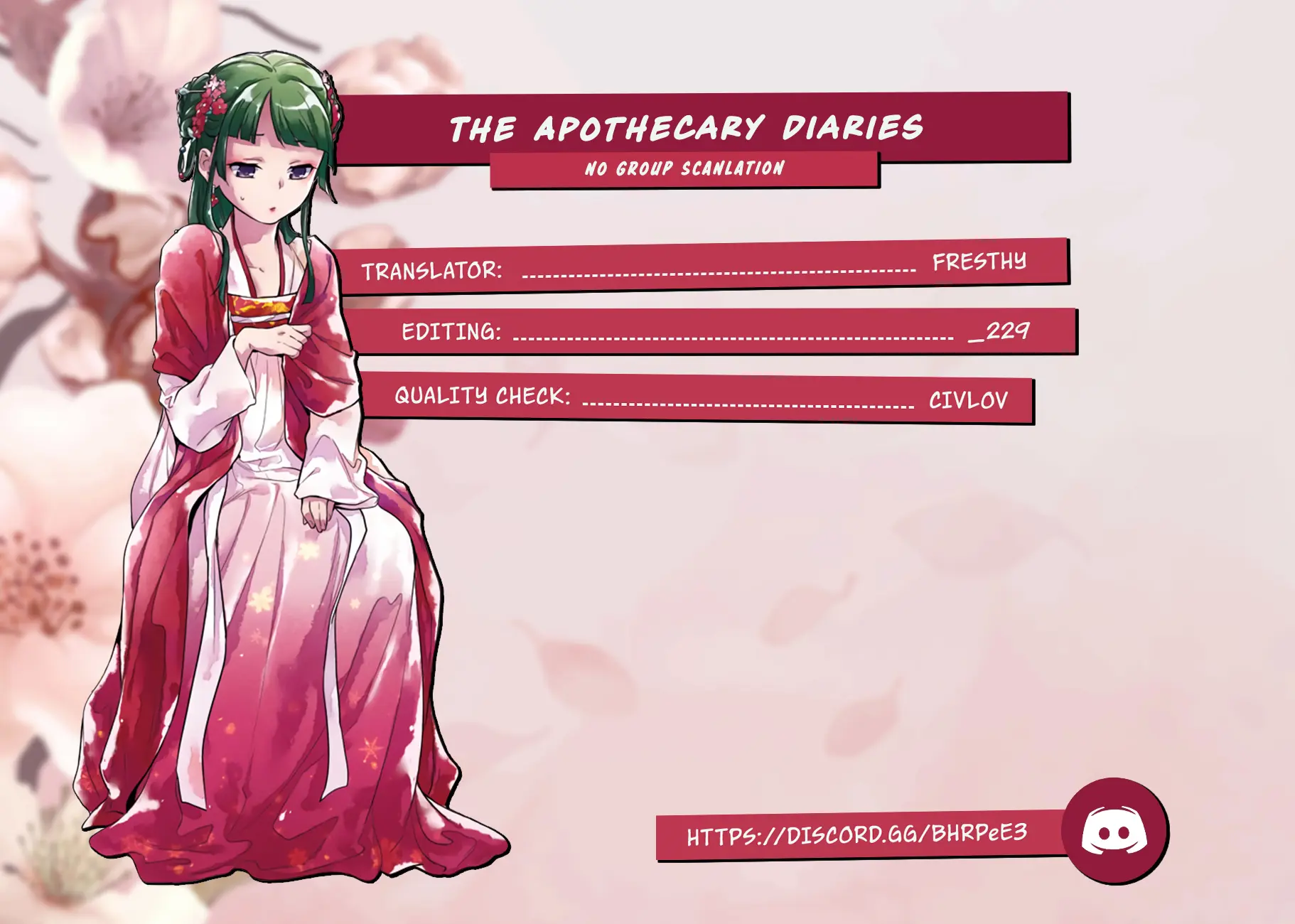Read Kusuriya No Hitorigoto Manga Online