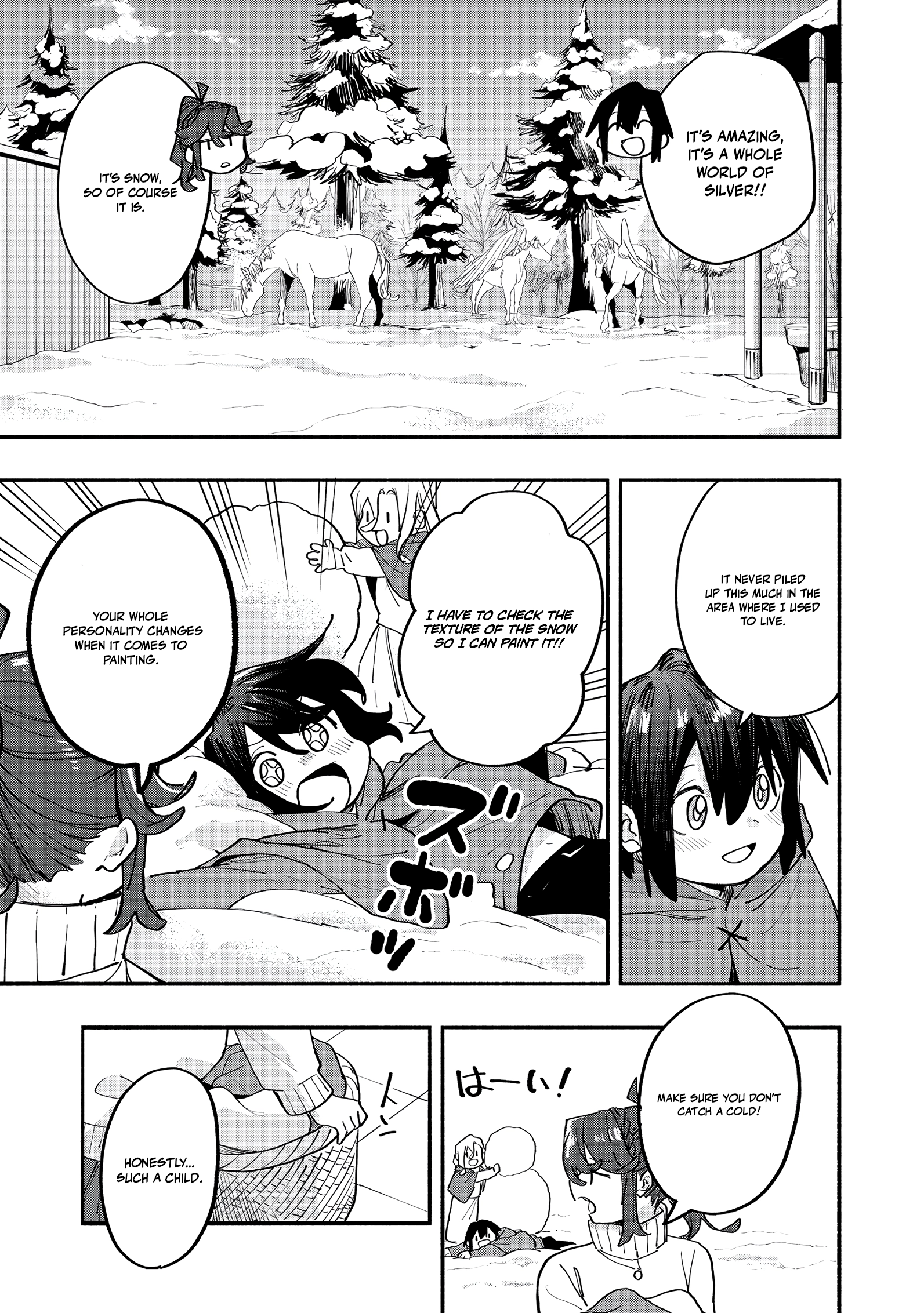 Read Kyou mo E ni Kaita Mochi ga Umai Manga Online