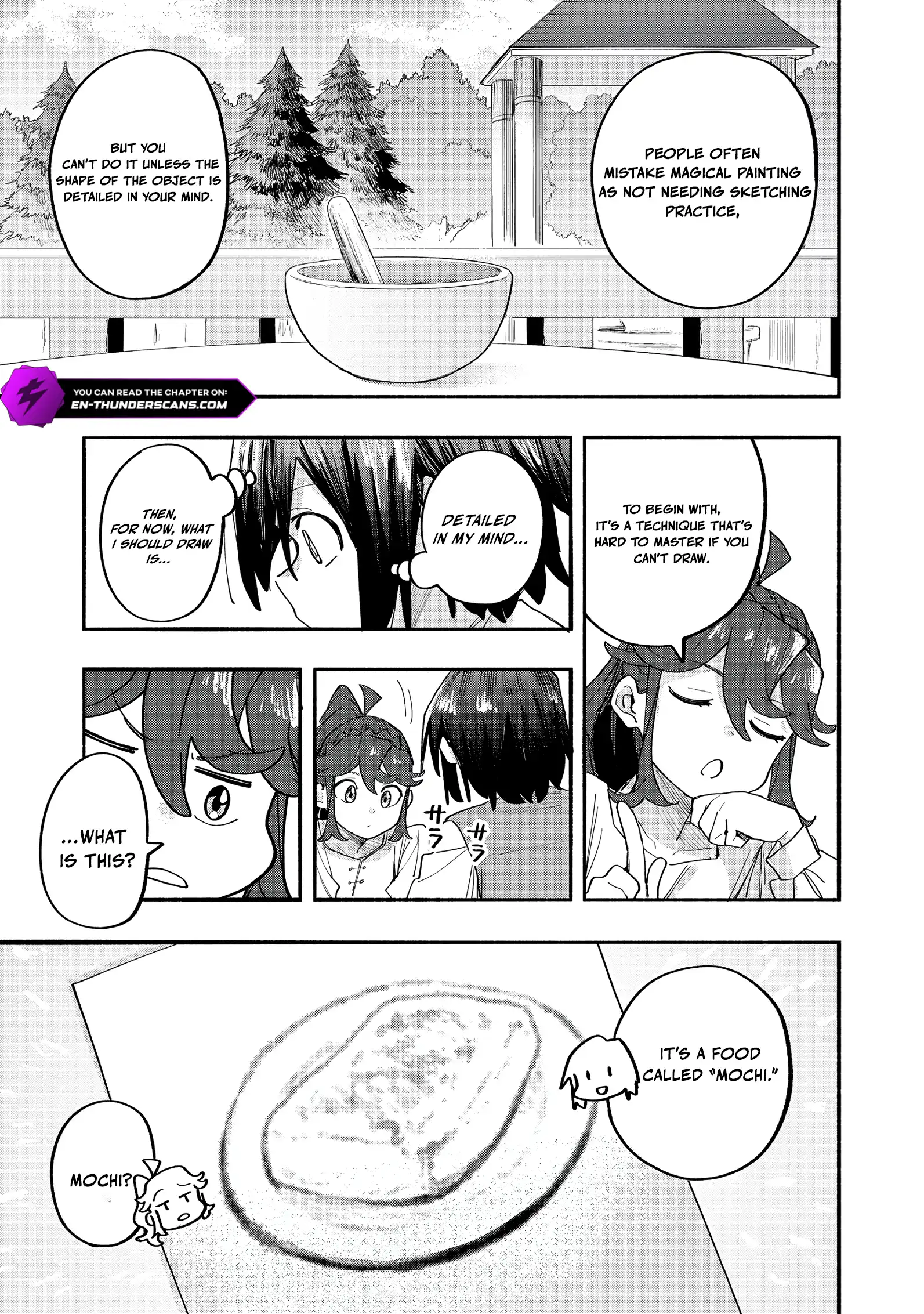 Read Kyou mo E ni Kaita Mochi ga Umai Manga Online