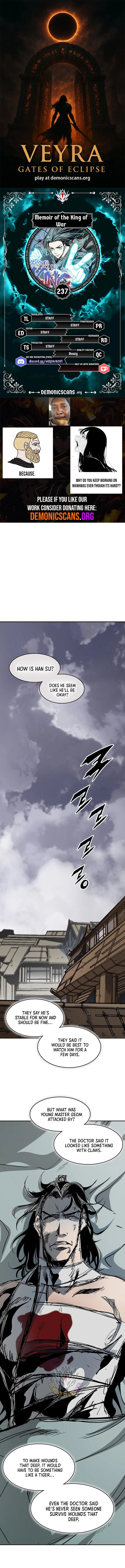 Read Memoir of the God of War Manga Online