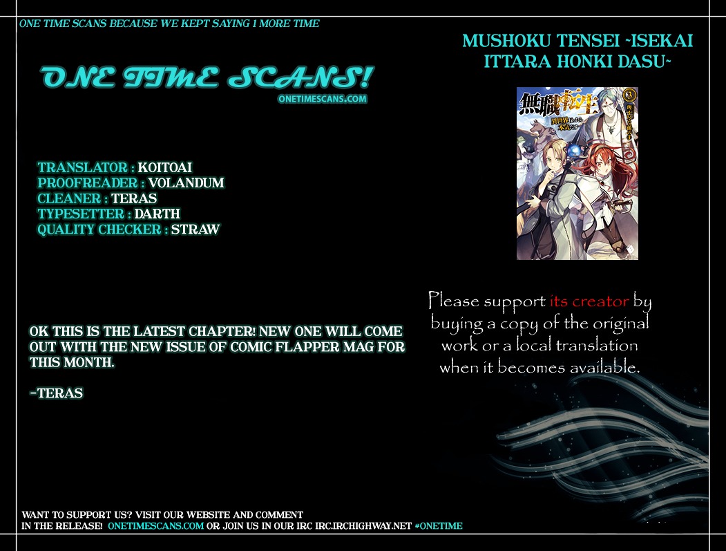 Read Mushoku Tensei - Isekai Ittara Honki Dasu Manga Online
