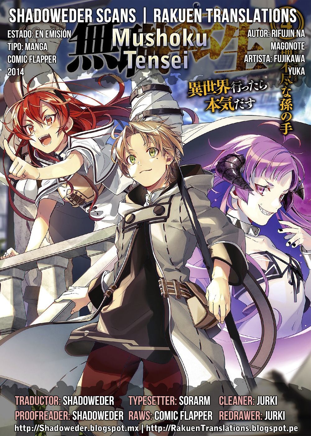 Read Mushoku Tensei - Isekai Ittara Honki Dasu Manga Online