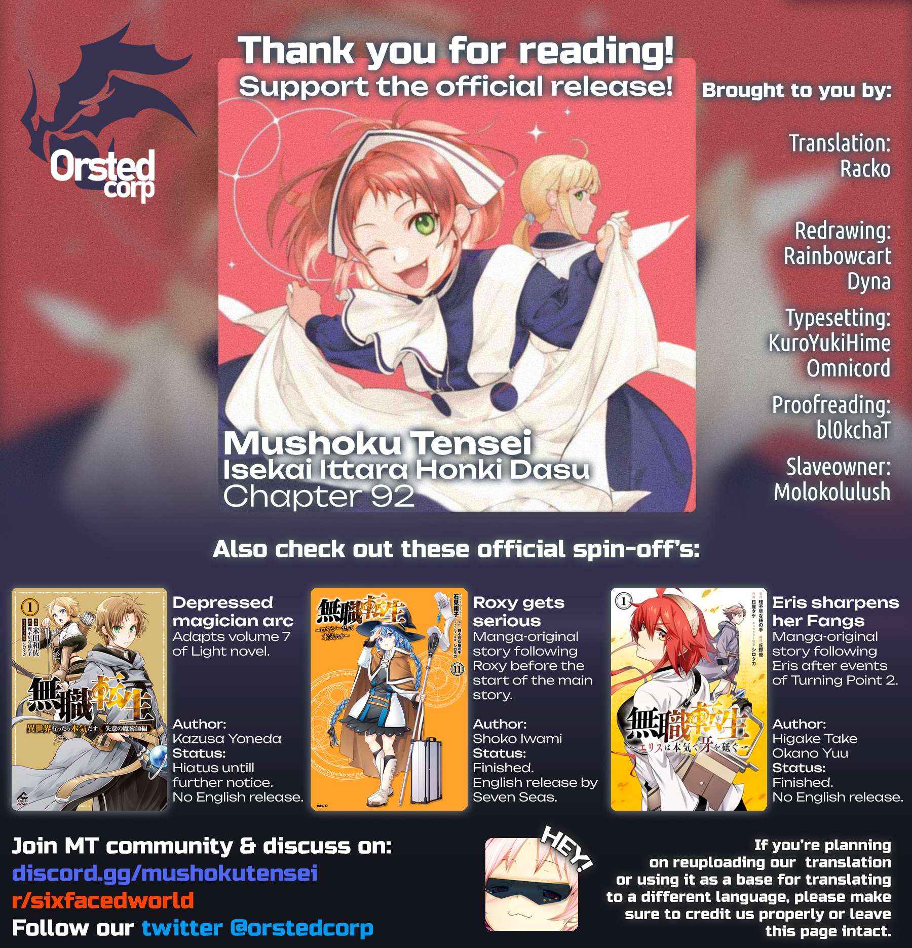 Read Mushoku Tensei - Isekai Ittara Honki Dasu Manga Online