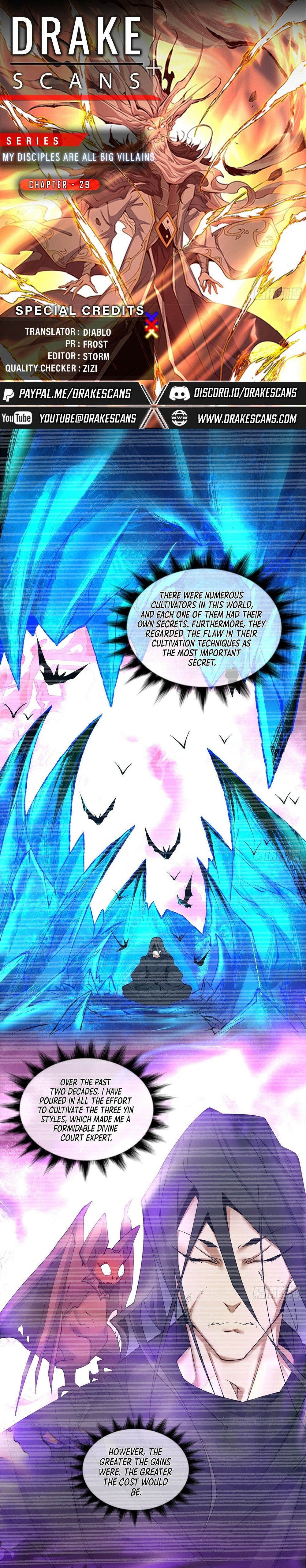 Read My Disciples Are All Big Villains Manga Online