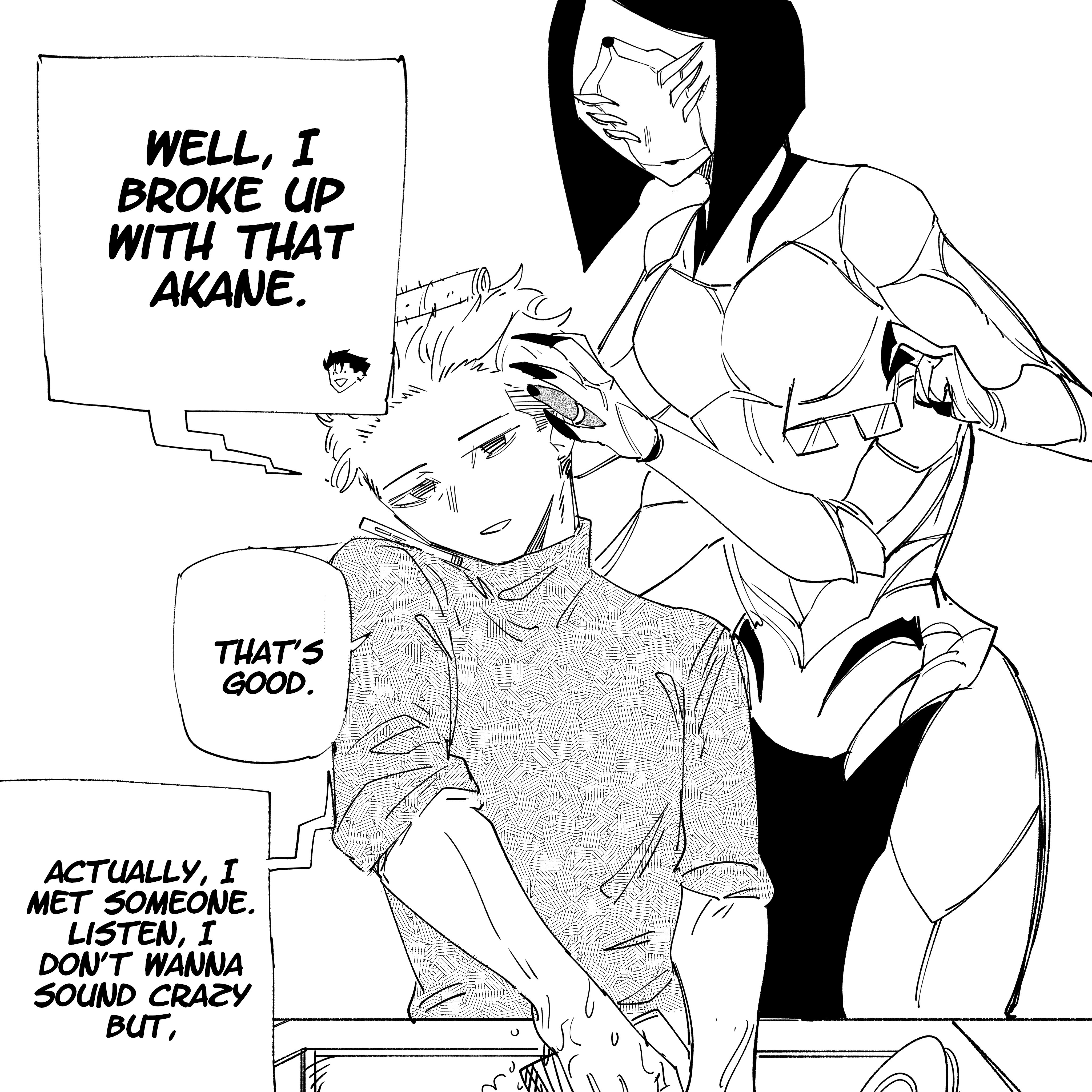 Read My New Girlfriend Is Not Human Manga Online