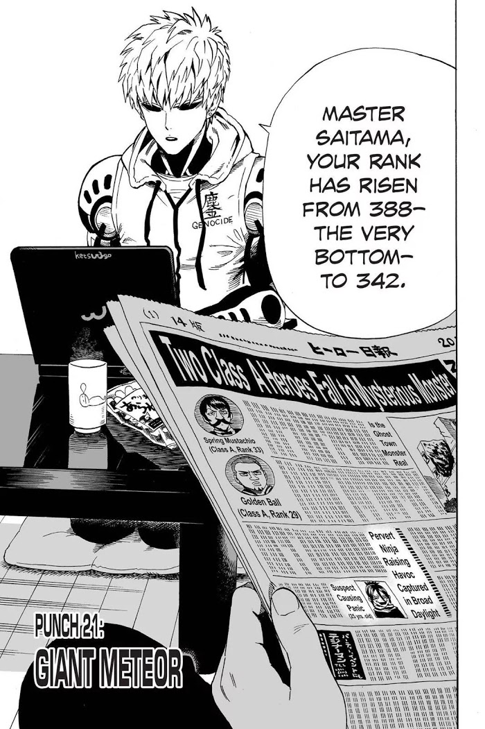 Read One Punch Man Manga Online