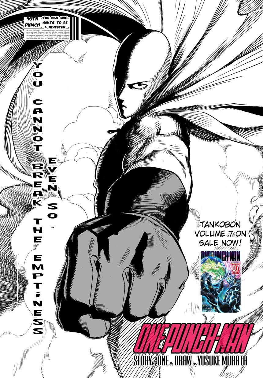 Read One Punch Man Manga Online