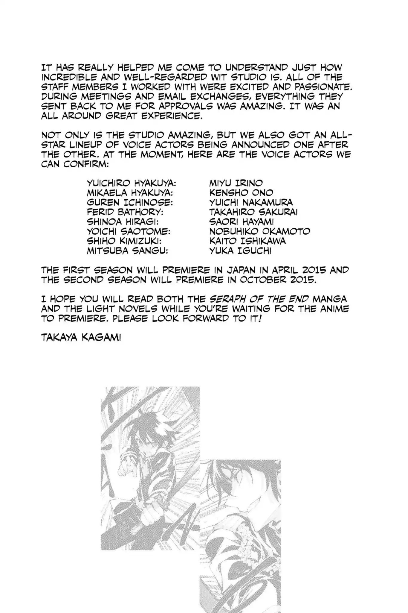 Read Owari no Seraph Manga Online