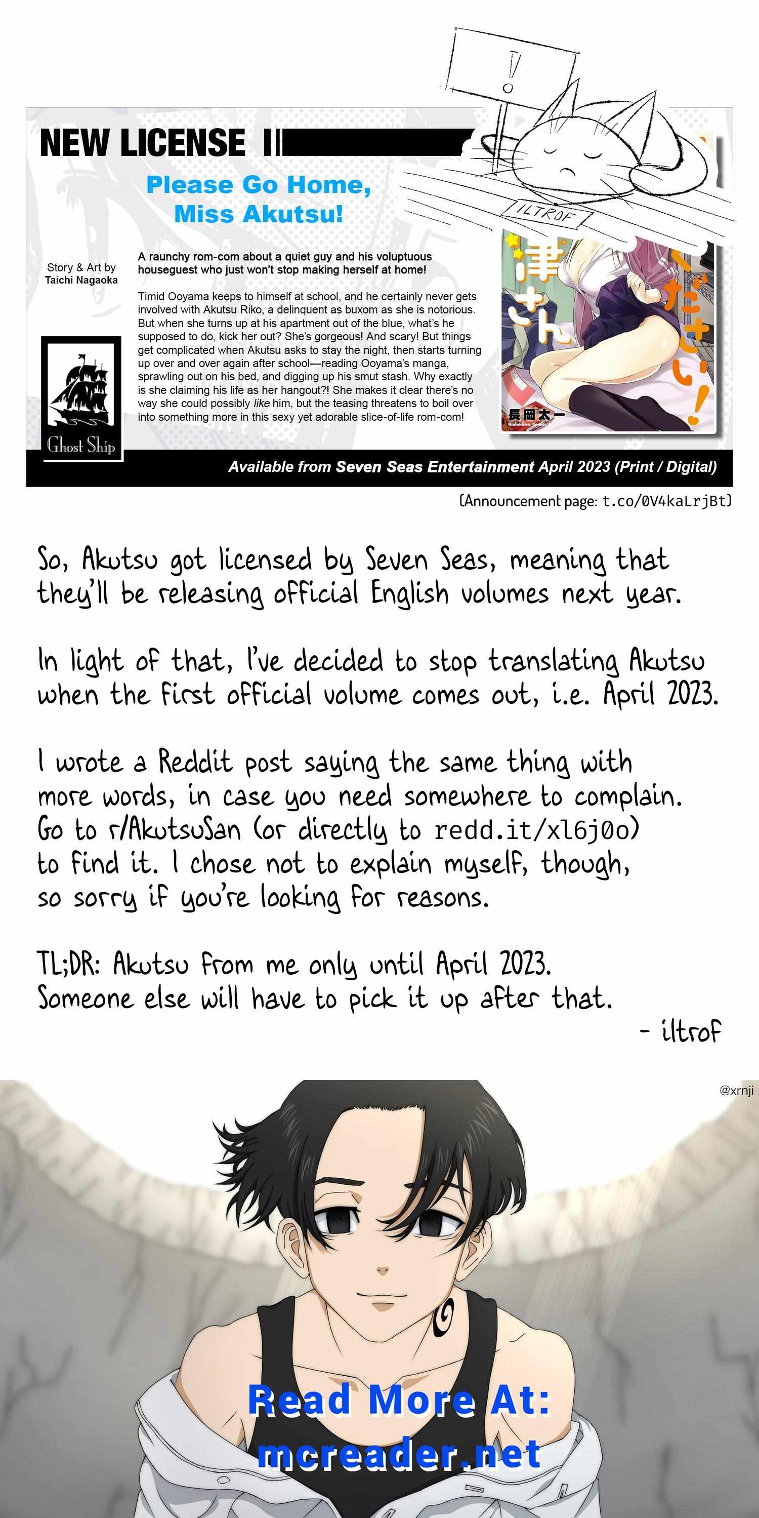Read Please Go Home, Akutsu-San! Manga Online