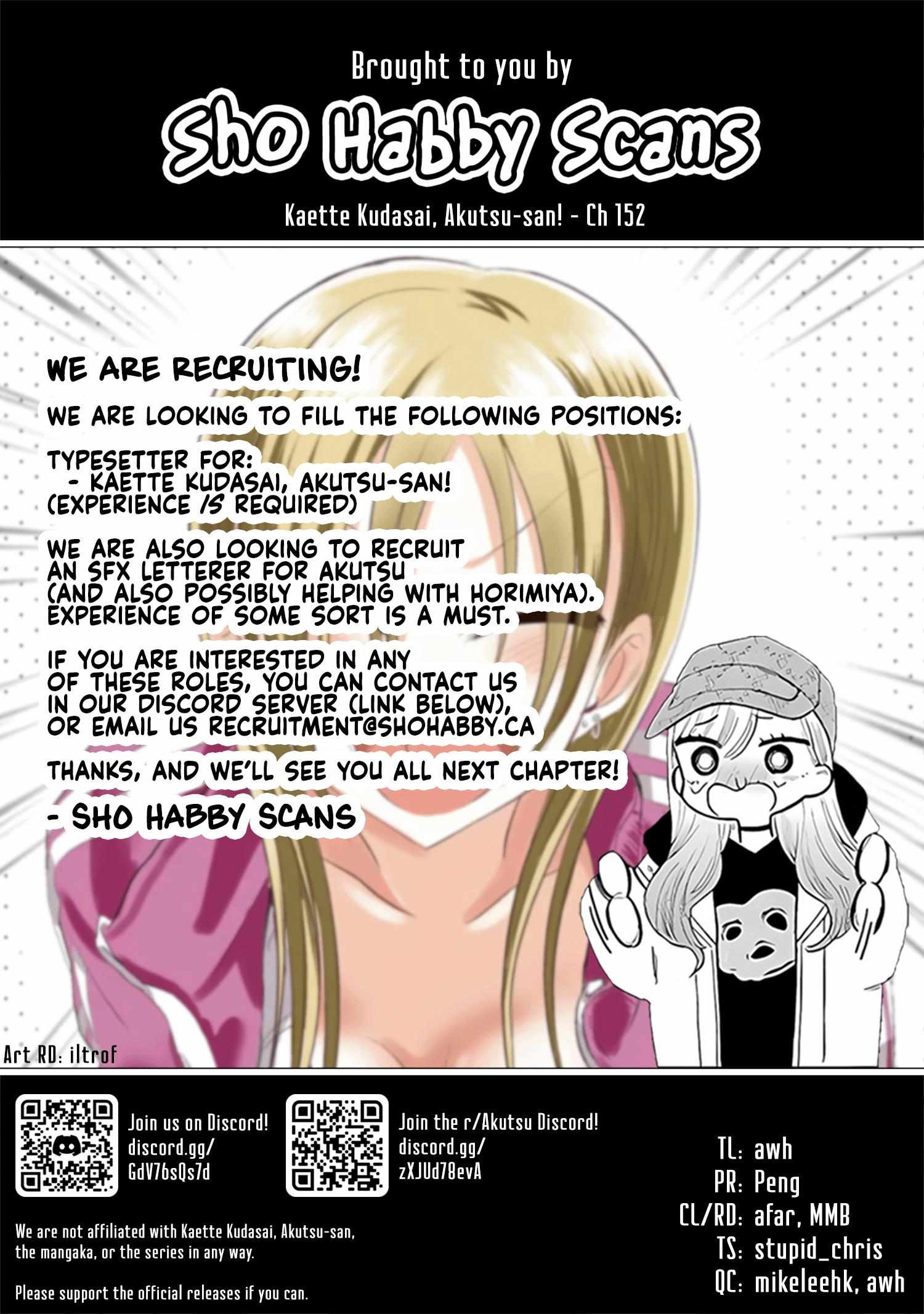 Read Please Go Home, Akutsu-San! Manga Online