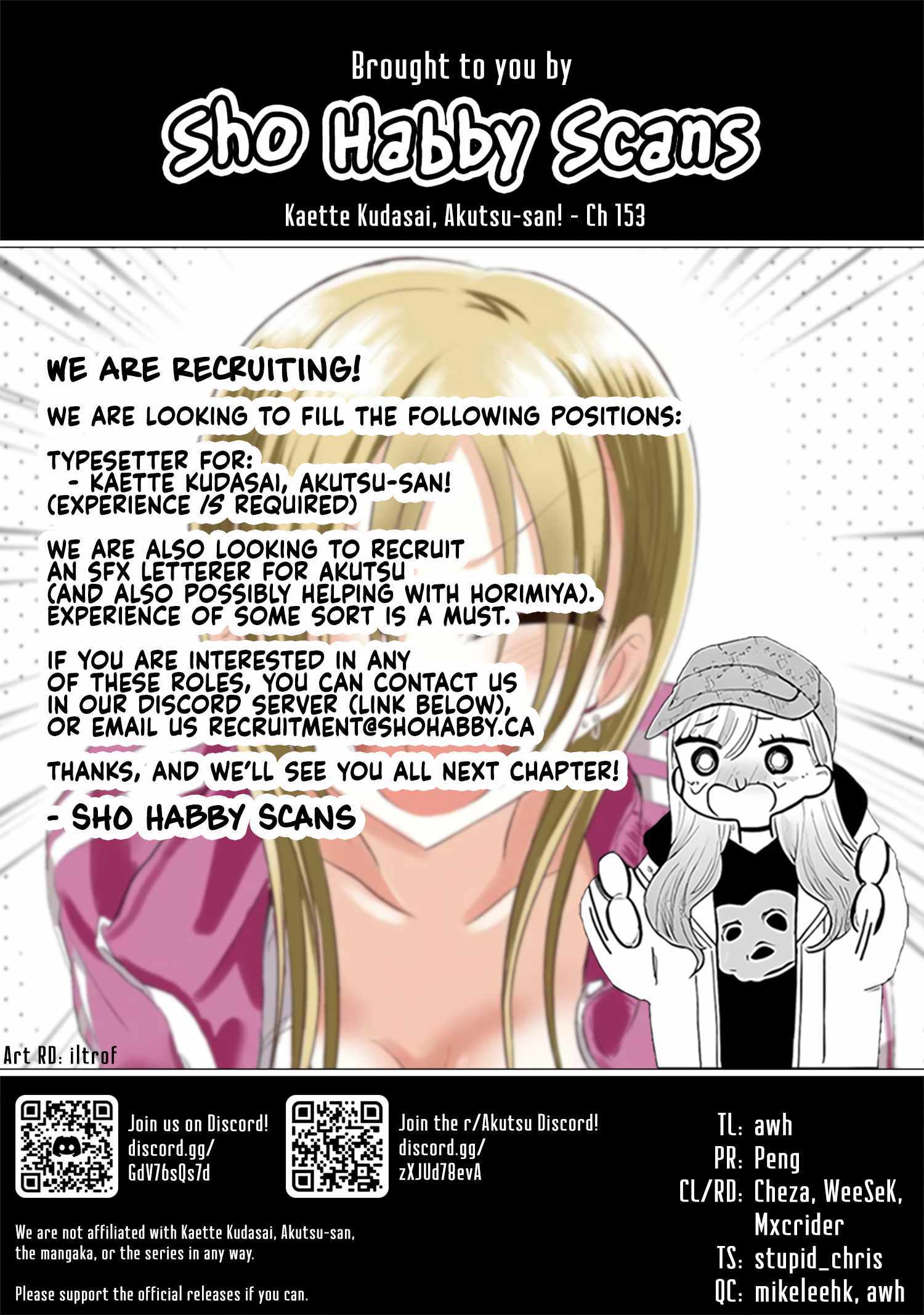 Read Please Go Home, Akutsu-San! Manga Online