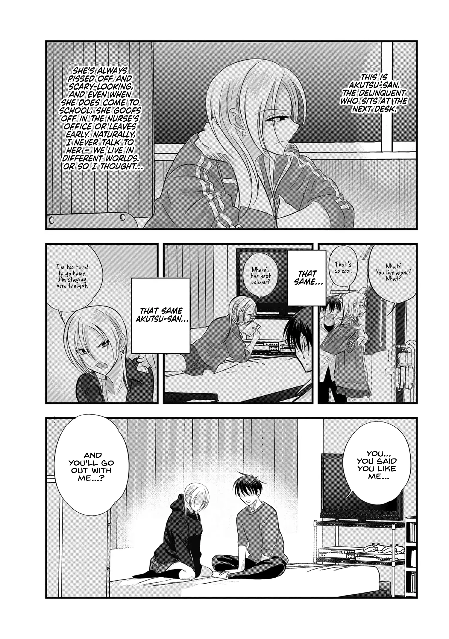 Read Please Go Home, Akutsu-San! Manga Online