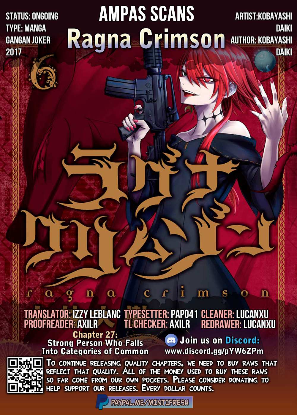 Read Ragna Crimson Manga Online