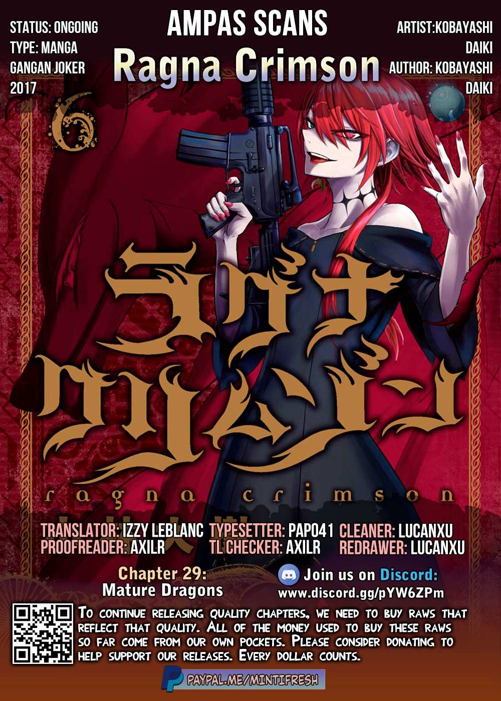 Read Ragna Crimson Manga Online